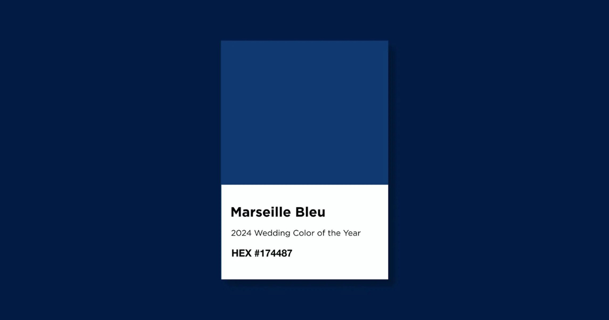 Marseille Bleu: 2024 Esküvői Színe