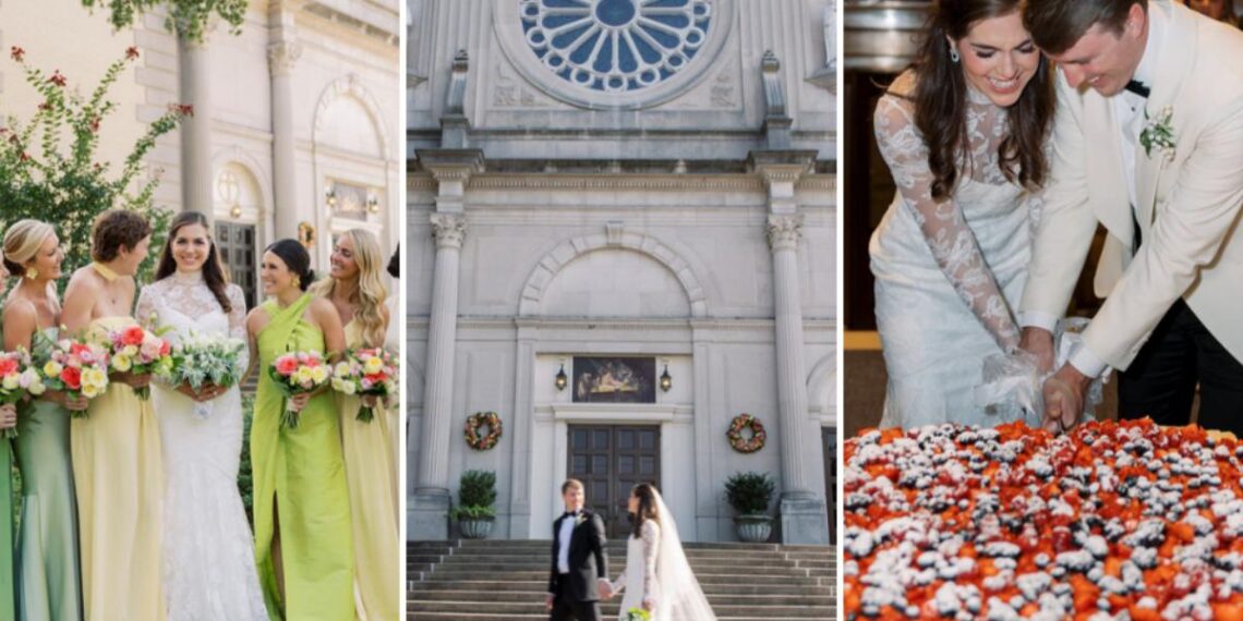 Maria és Bates valódi esküvője: Egy színes otthoni esküvő Memphisben