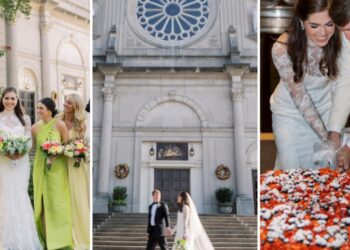 Maria és Bates valódi esküvője: Egy színes otthoni esküvő Memphisben