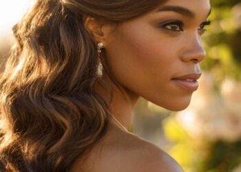 Hogyan válasszunk esküvői frizurát tiara, fátyol vagy mindkettő mellé?